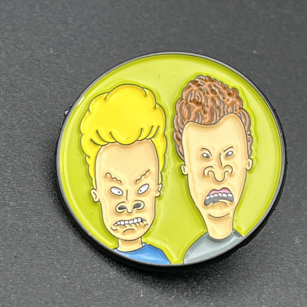 Beavis And Butthead MTV Cartoon Animation Lapel Hat‎ Pin